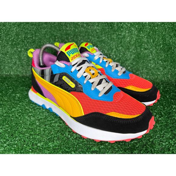 Puma Rider FV Lava Sneakers Glow in the Dark 388905 01 Men’s Size 9 - Picture 1 of 8